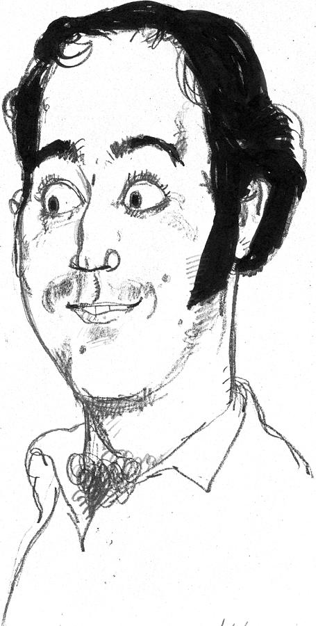 Andy Kaufman Drawing By Allan Phillips - Fine Art America