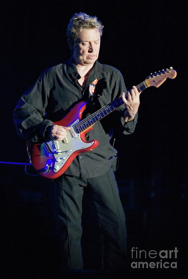 Andy Summers Performing with The Police at Bonnaroo Music Festiv Photograph by David Oppenheimer