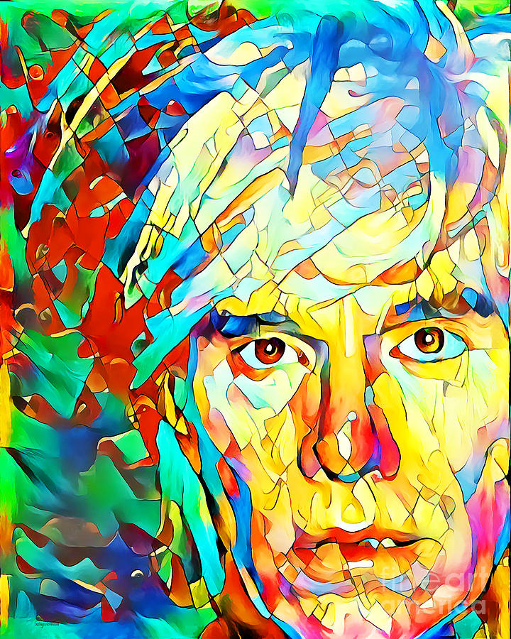 Andy Warhol 15 Minutes of Fame in Vibrant Contemporary Colors 20200719v2 Photograph by Wingsdomain Art and Photography