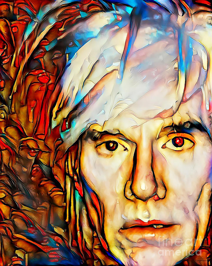 Andy Warhol 15 Minutes of Fame in Vibrant Contemporary Primitivism Colors 20200712 Photograph by Wingsdomain Art and Photography