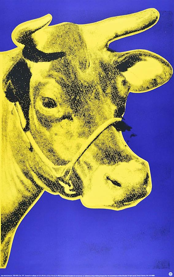 Andy Warhol Cow Poster aesthetic Painting by Morgan Freddie | Fine Art ...