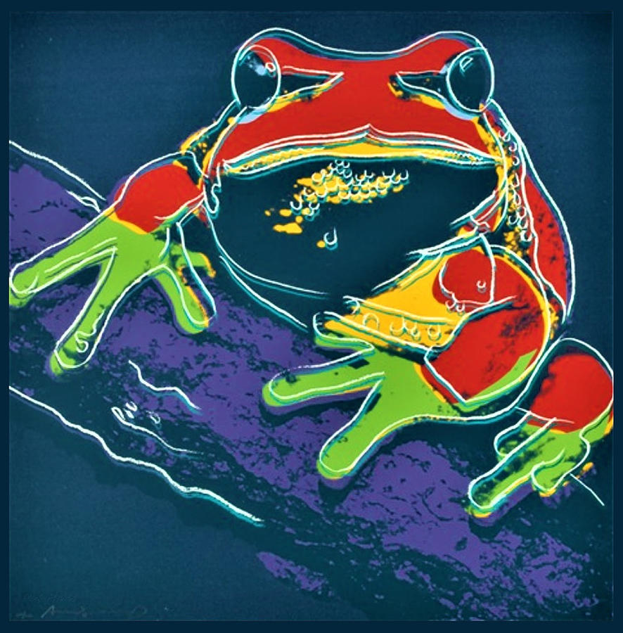 Andy Warhol Frog Photograph