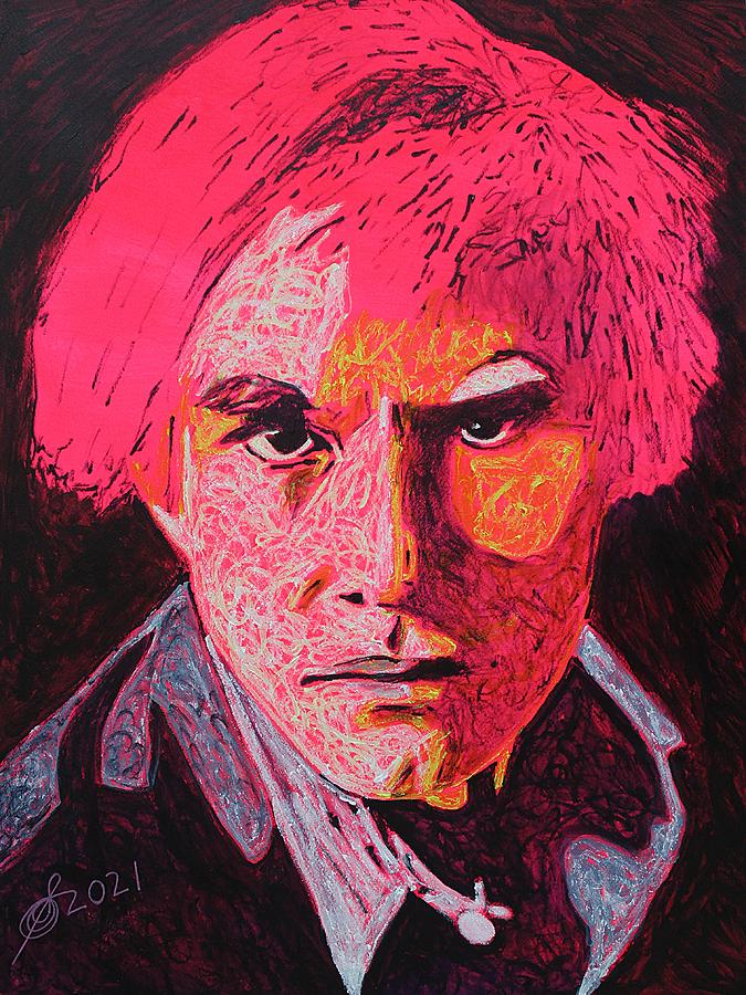 Andy Warhol original painting Painting by Sol Luckman