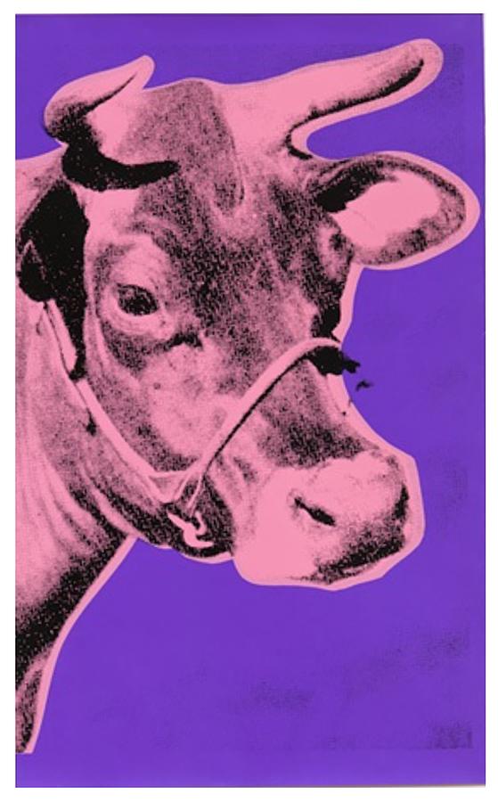 Andy Warhol Pink Cow Photograph
