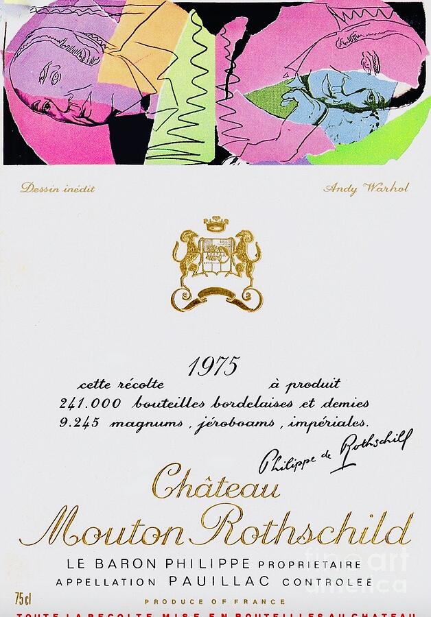 Andy Warhol wine Label 1975 Photograph by Aziza Del Rosario - Fine Art ...