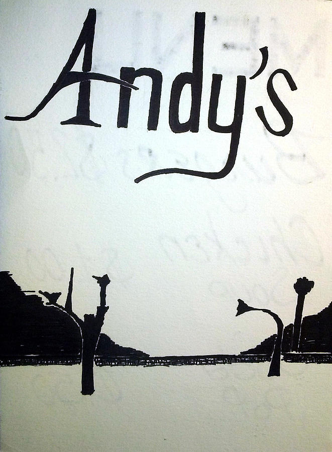Andys Drawing by Donald C-Note Hooker