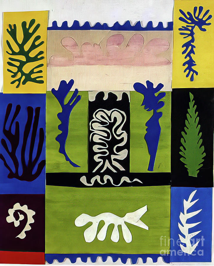 Anfitrite by Henri Matisse 1947 Mixed Media by Henri Matisse