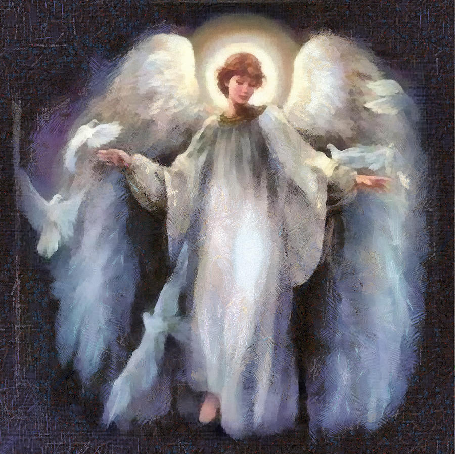 Angel 01 Digital Art by Virgil Gann | Fine Art America