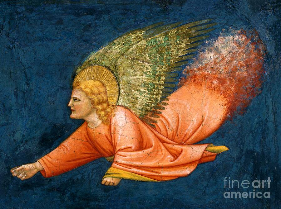 Angel 2 Painting by North Italian Painter from first quarter 14th century