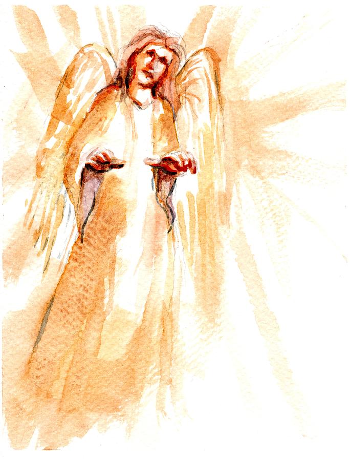 Angel 3 Painting by David Dorrell