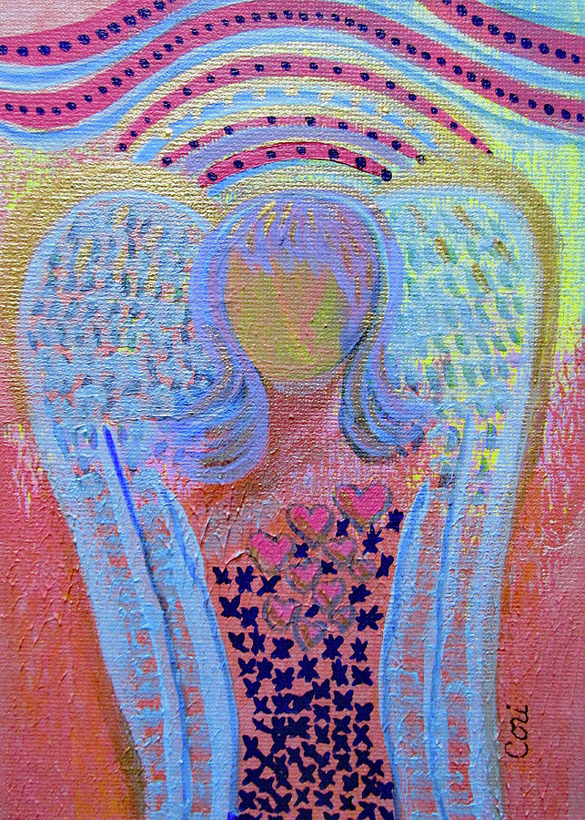 Angel 429 Painting by Corinne Carroll