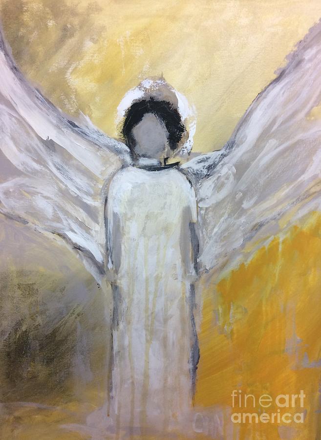 Angel Painting - Your Angel  by Candace Thomas