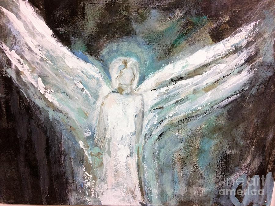 Angel Painting - My Angel  by Candace Thomas