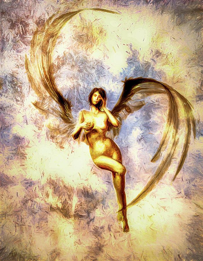 Angel Abstract Photograph by Bob Orsillo