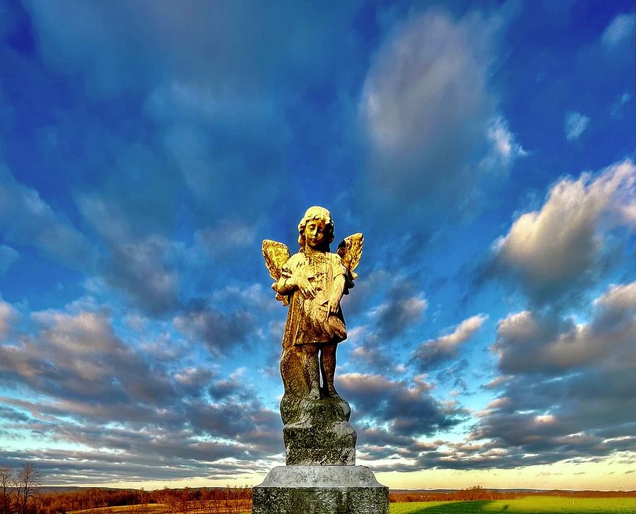 Angel at Sunset Digital Art by Kevyn Bashore