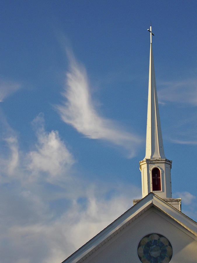 Church Photograph - Angel Clouds 2020 Oak Grove Baptist Church by Matthew Seufer Church Photograph - Angel Clouds 2020 Oak Grove Baptist Church by Matthew Seufer