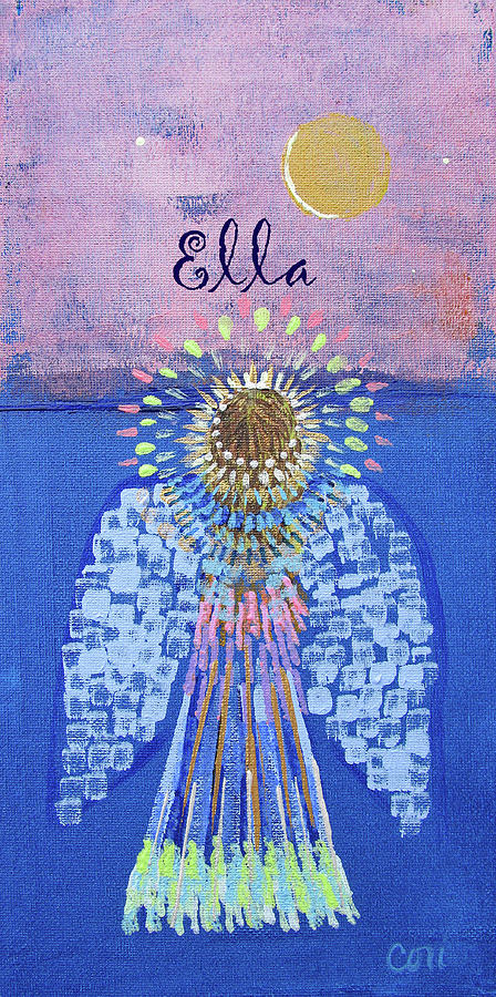Angel Ella Painting by Corinne Carroll