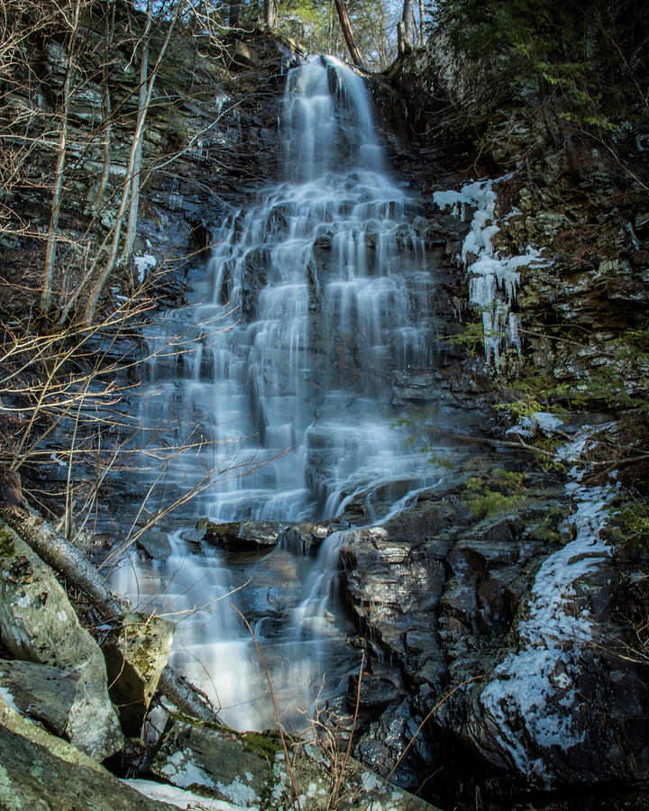 Angel Falls - Loyalsock Forest Photograph by Michael Kinney - Pixels