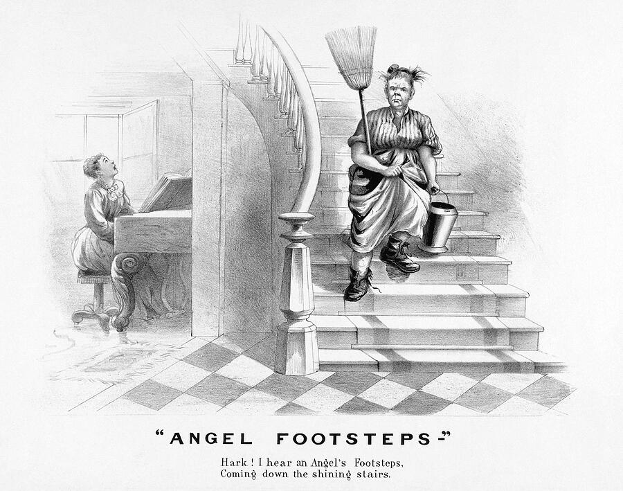 Angel Footsteps Drawing