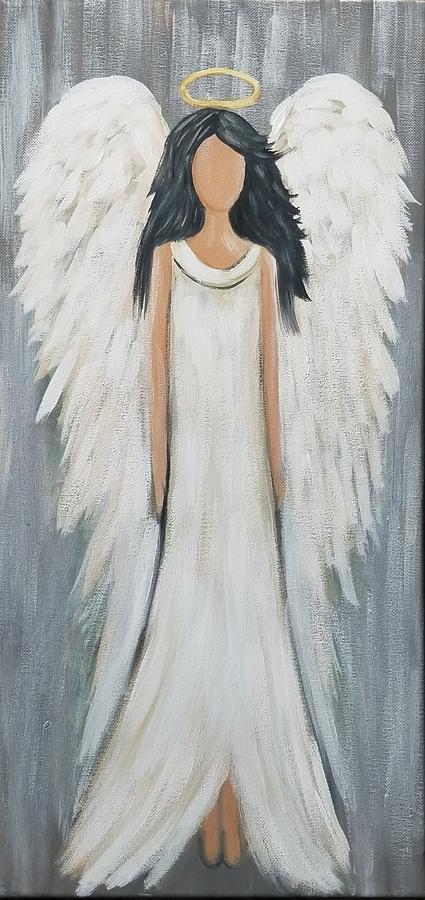 Angel frequency Painting by Laura Fiorillo - Fine Art America