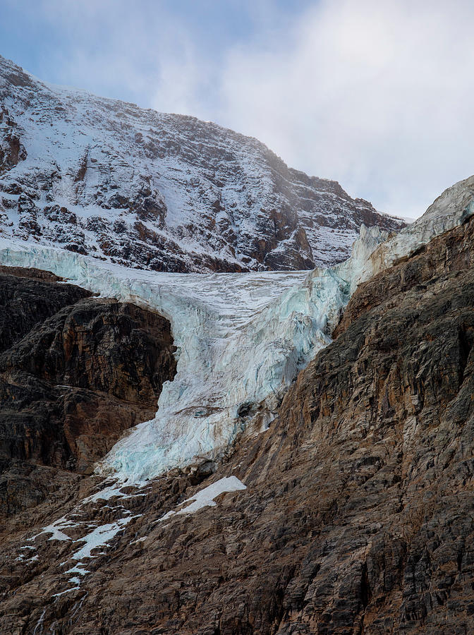 Angel Glacier Jasper National Park Photograph by Dan Sproul