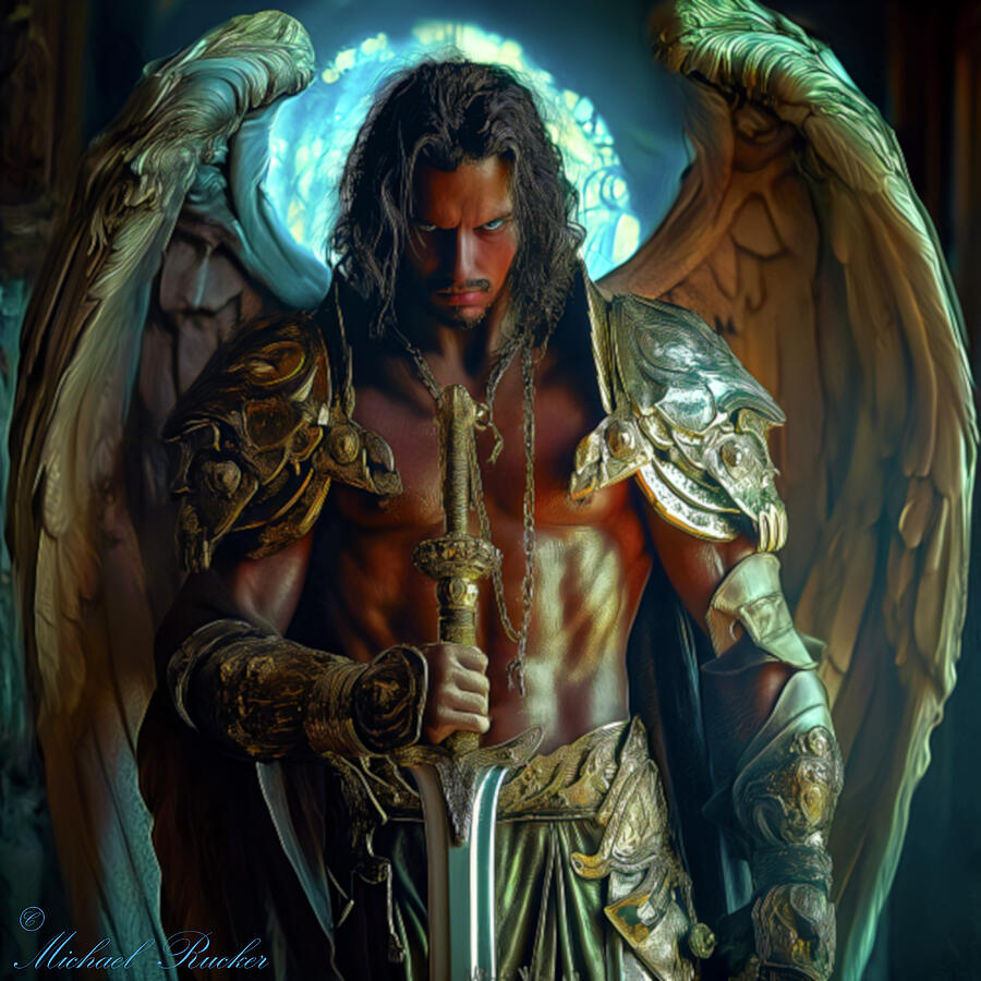 Angel Knight Digital Art by Michael Rucker - Fine Art America