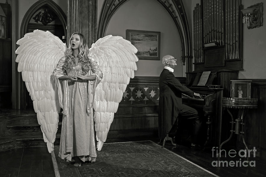 Angel Music - Haunted by History Photograph by Sad Hill - Bizarre Los Angeles Archive