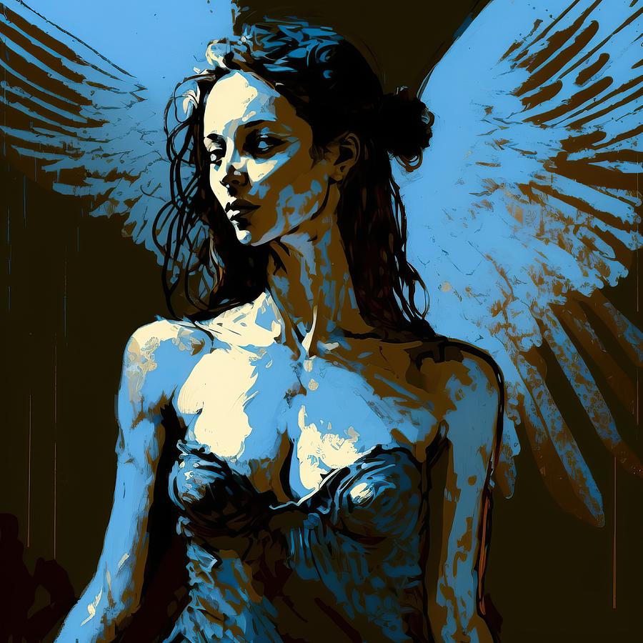 Angel Digital Art - Angel No. 8 by My Head Cinema