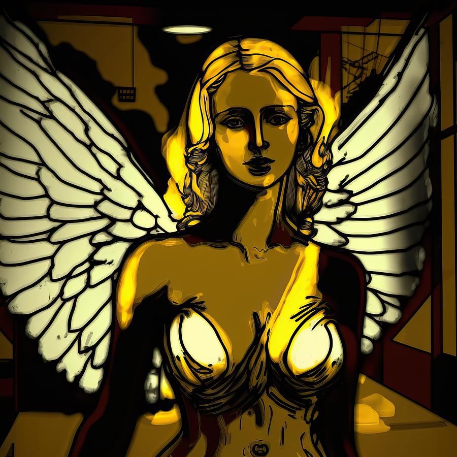 Angel Digital Art - Angel No.12 by My Head Cinema