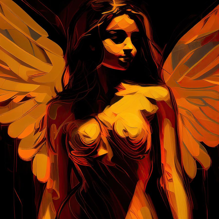 Angel Digital Art - Angel No.13 by My Head Cinema