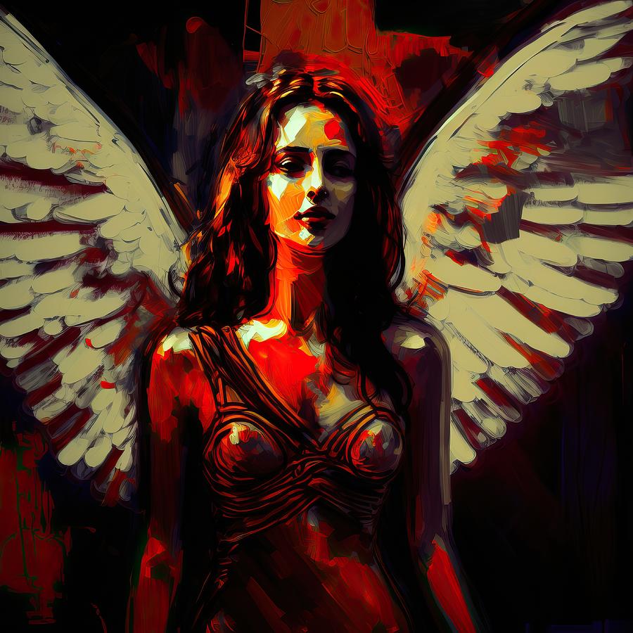 Angel Digital Art - Angel No.14 by My Head Cinema