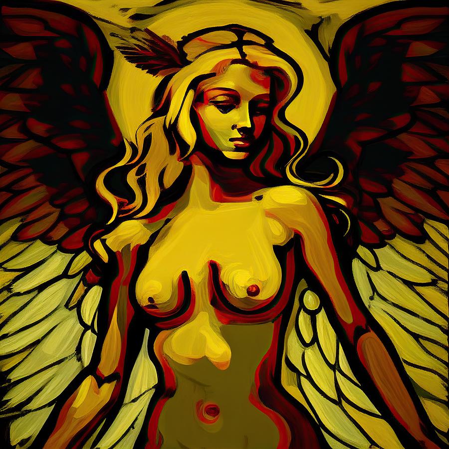 Angel Digital Art - Angel No.2 by My Head Cinema