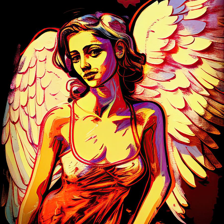 Angel Digital Art - Angel No.3 by My Head Cinema