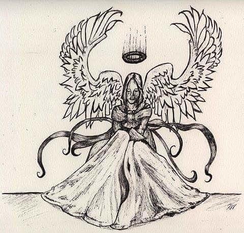 Angel of Epilepsy Drawing by Russ Vigneri - Pixels