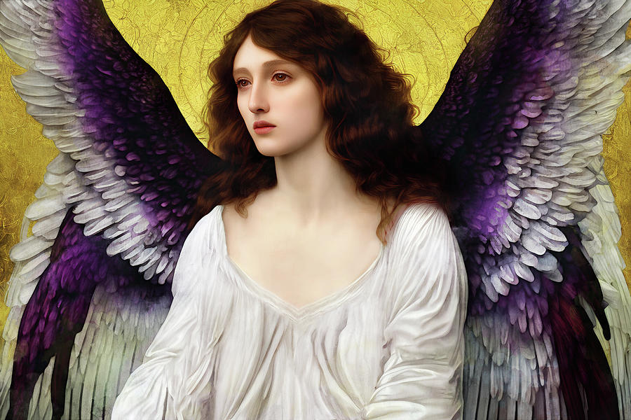 Angel of Forgiveness Digital Art by Peggy Collins