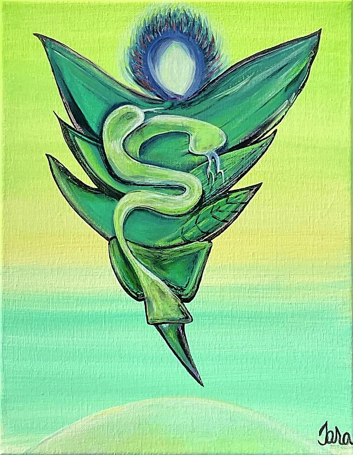 Taras Angel of Healing Painting by Tara Dunbar