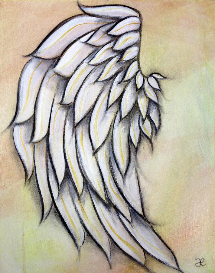 Angel of In Between I Painting by Anna Elkins