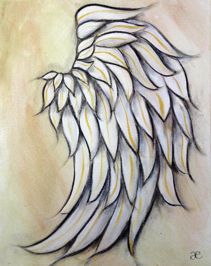 Angel of In Between II Painting by Anna Elkins