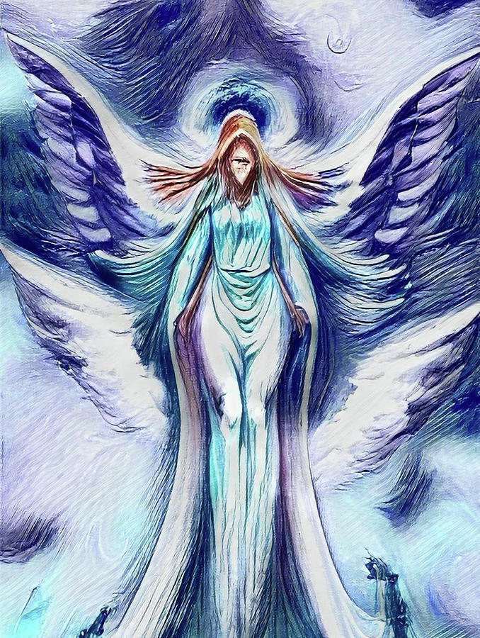 Angel of Joy Digital Art by AJ Davis - Fine Art America