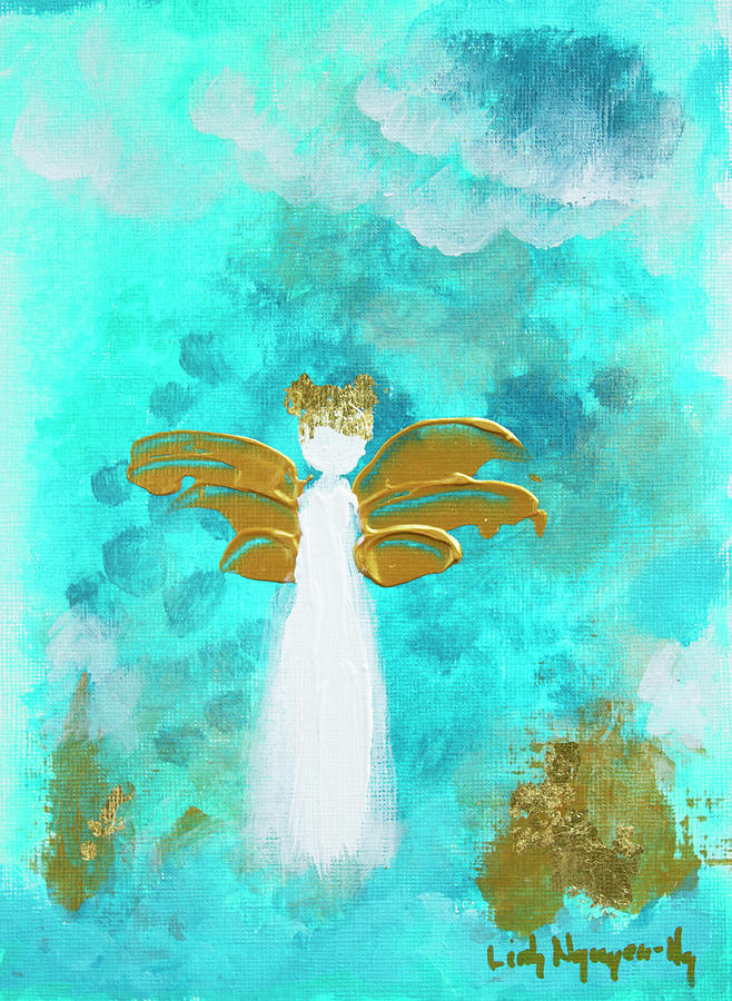 Angel of Joy Painting by Linh Nguyen-Ng