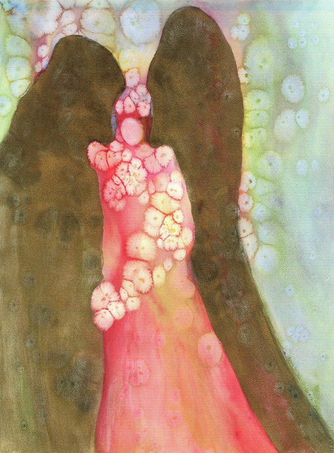Angel of Love Painting by Lynda Hoffman-Snodgrass