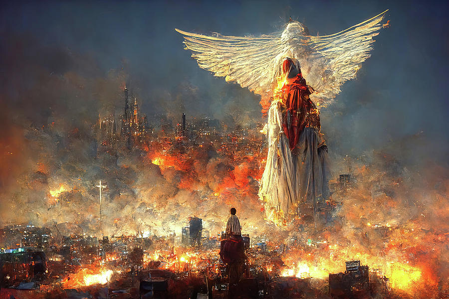 Angel Digital Art - Angel Of Mercy by Ron Weathers