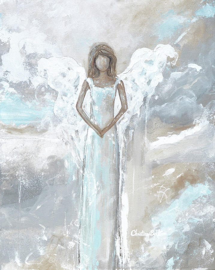 Angel of Peace Painting by Christine Bell