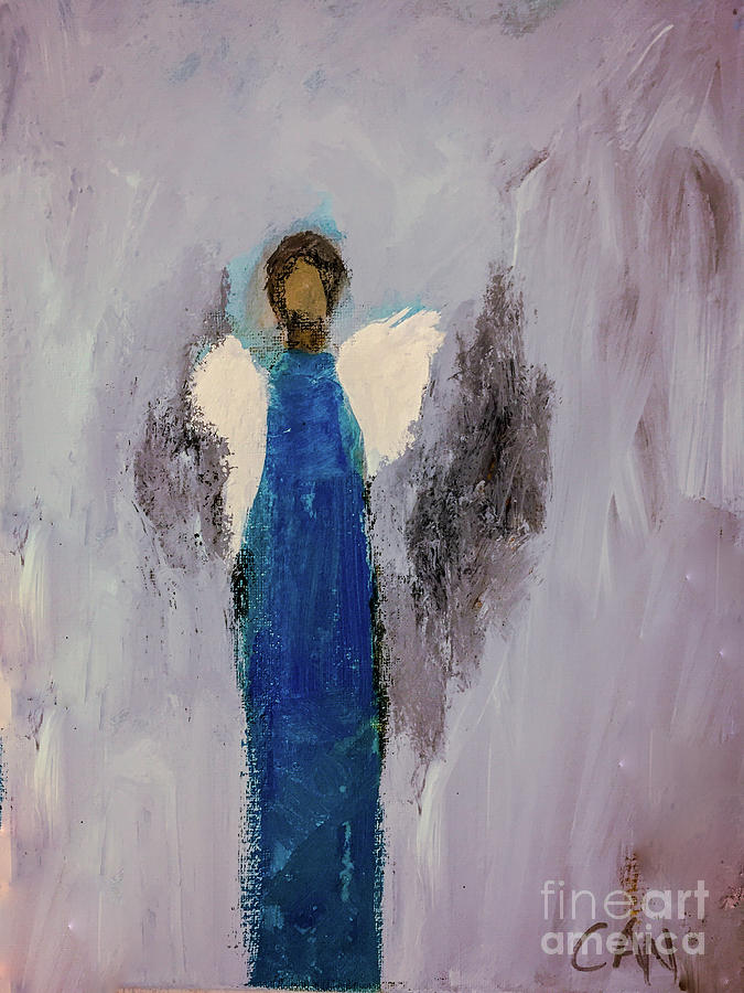 Angel of Strength Painting by Candace Thomas