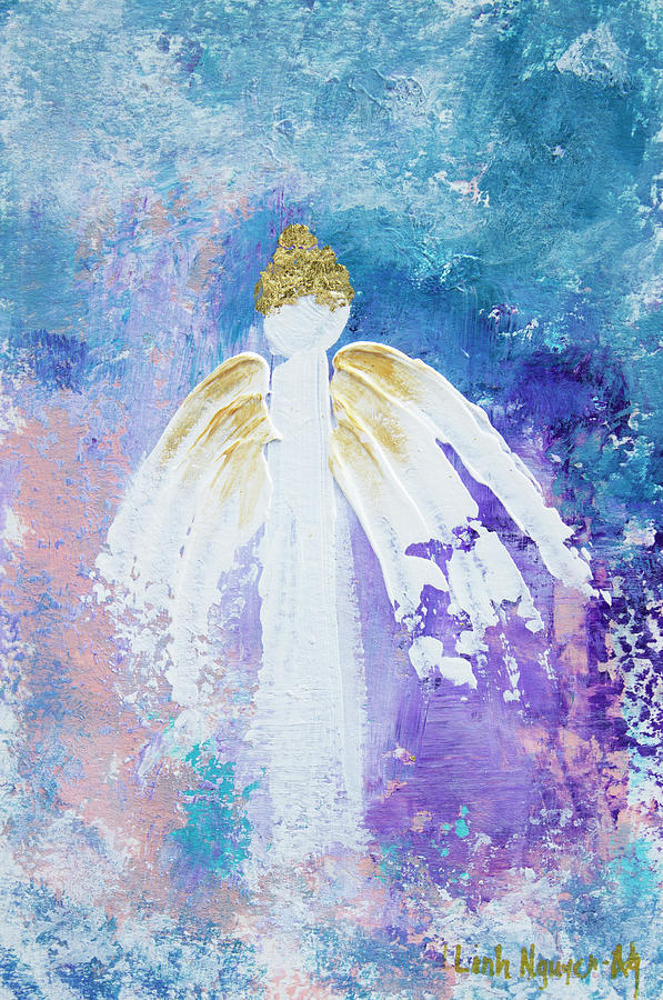 Angel of Success Painting by Linh Nguyen-Ng
