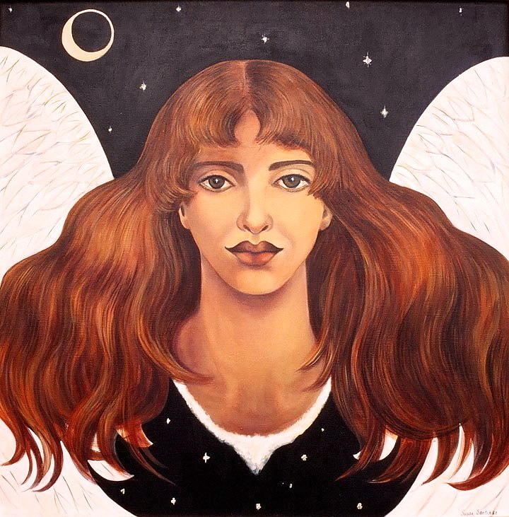 Angel of the Night Painting by Susan Santiago