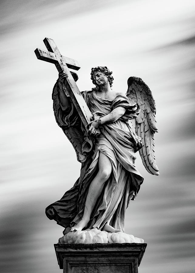 Angel on Ponte Sant'Angelo 2 Photograph by Dan Westfall - Fine Art America