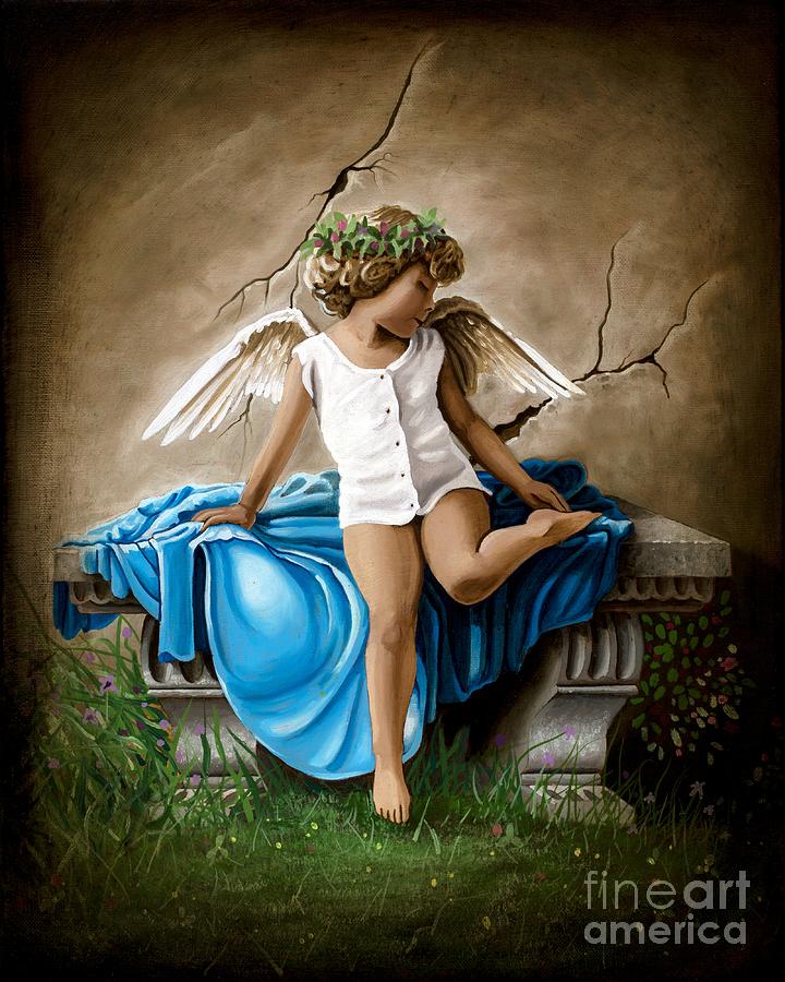 Angel Painting Painting by Ross Coleman Angel Painting Painting by Ross Coleman