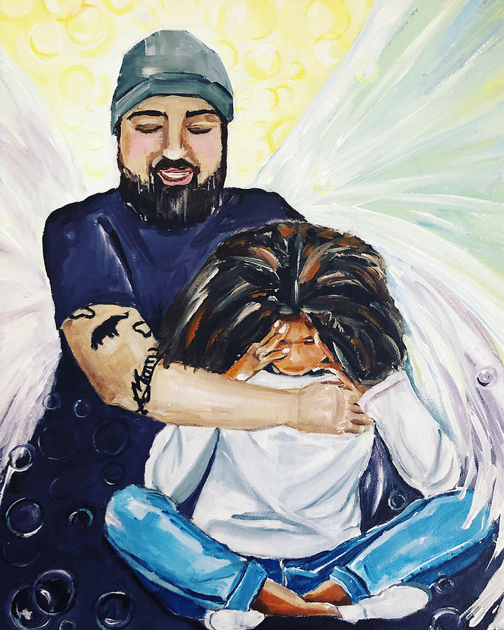 Angel Ryan Painting by Joyce Clark