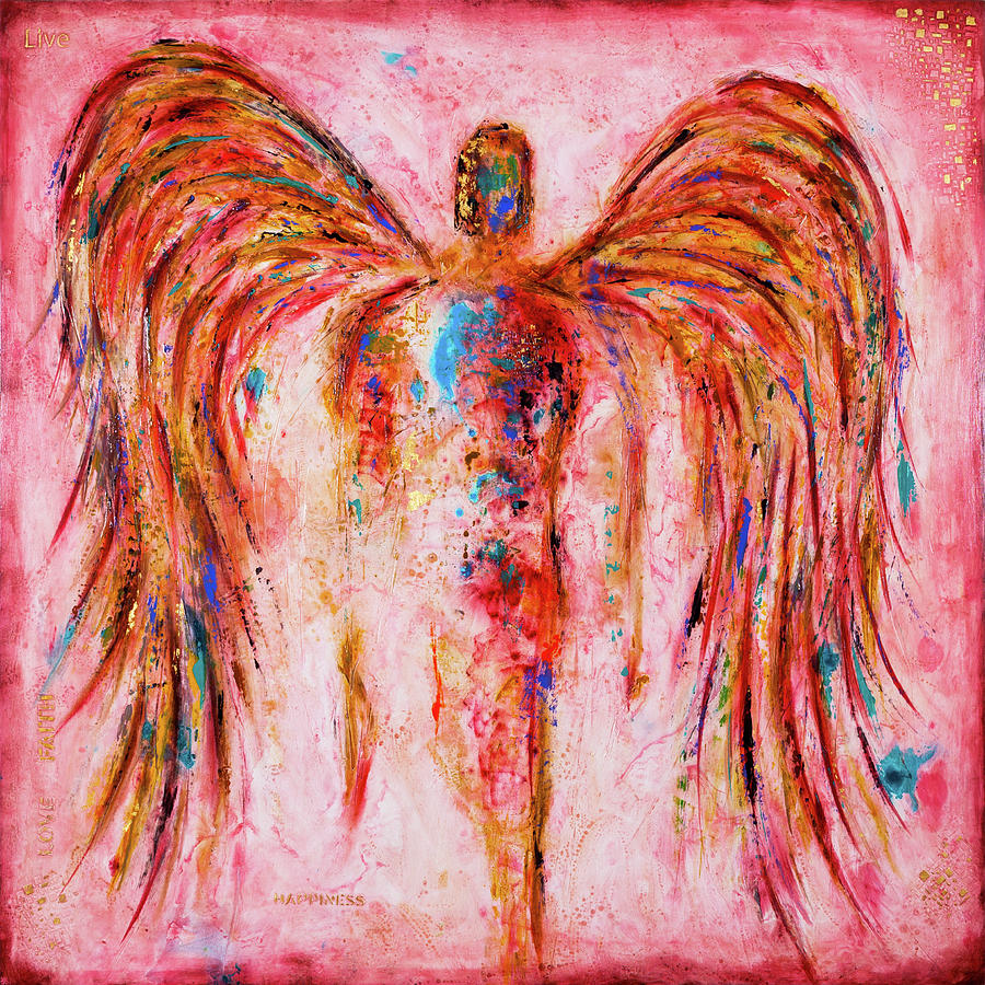 Angel Soul Painting by Ivan Guaderrama